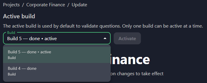 Screenshot 1 for Build History