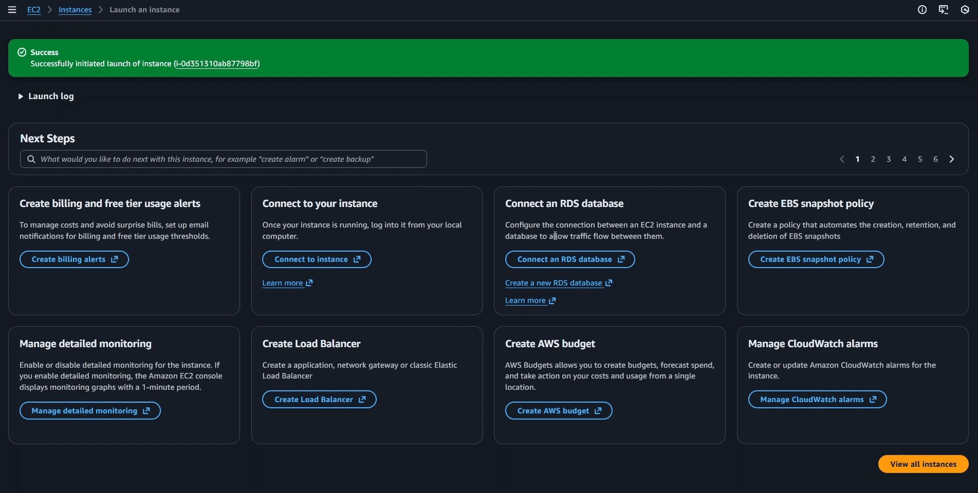 Screenshot 1 for Successfully initiated