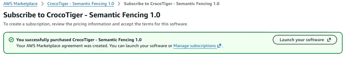 Screenshot 1 for Successfully Purchased